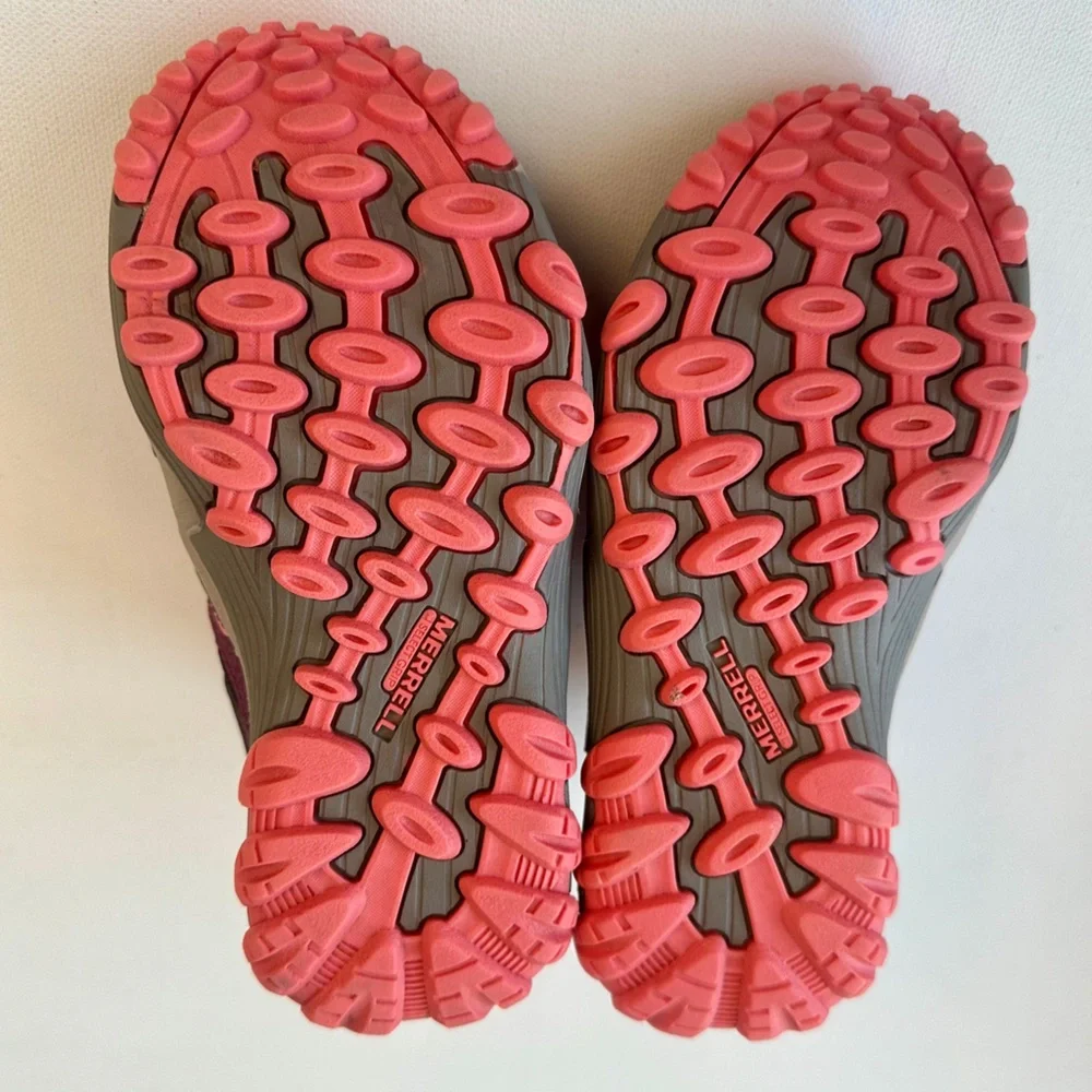 Merrell Kids Purple and Pink Waterproof Hiking Sneakers